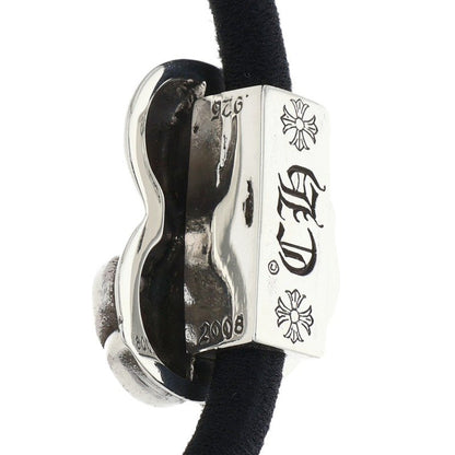 Chrome Hearts 925 Silver Heart Button Hair Tie
