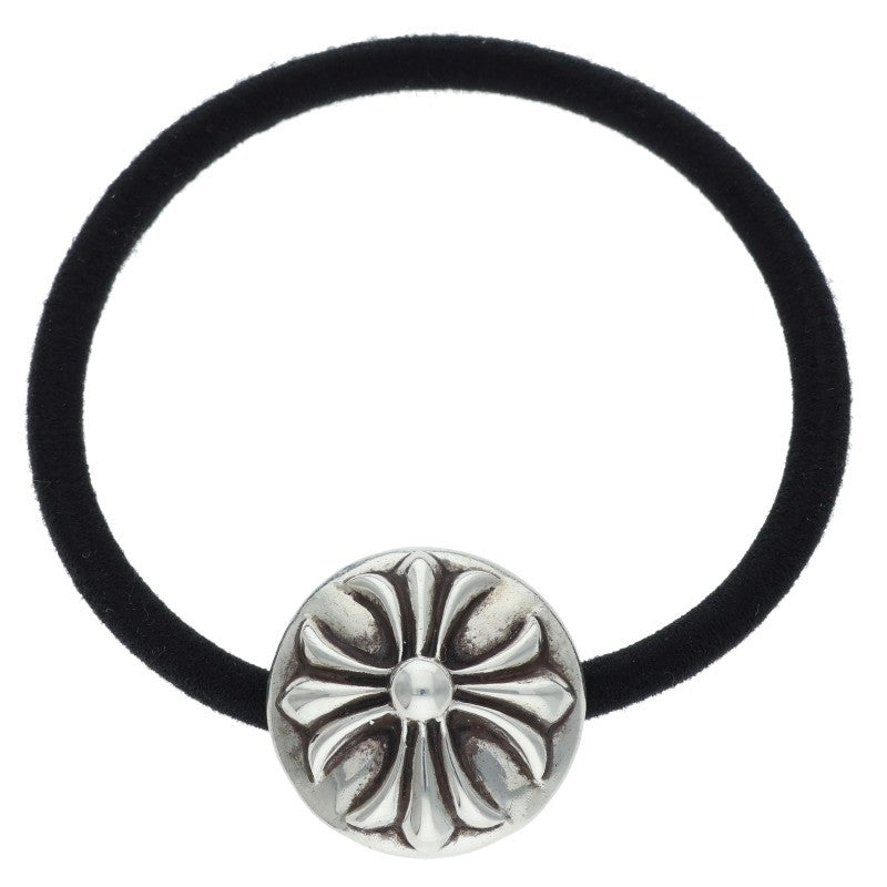 Chrome Hearts Cross Ball Concho Hair Band Silver/Black