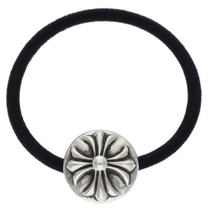 Chrome Hearts Cross Ball Concho Hair Band Silver/Black