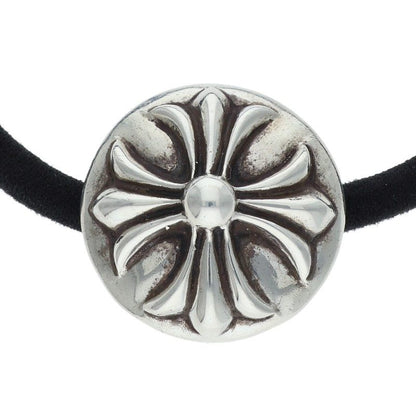 Chrome Hearts Cross Ball Concho Hair Band Silver/Black