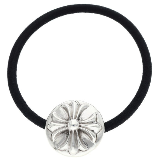 Chrome Hearts Silver Cross Ball Concho Hair Band