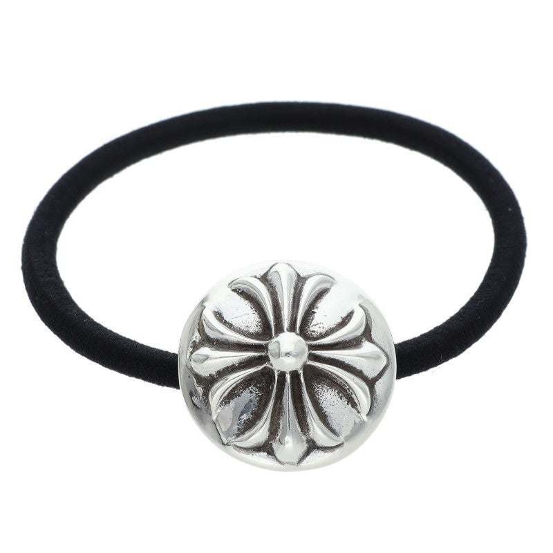 Chrome Hearts Silver Cross Ball Concho Hair Band
