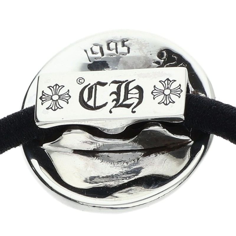 Chrome Hearts Silver Cross Ball Concho Hair Band