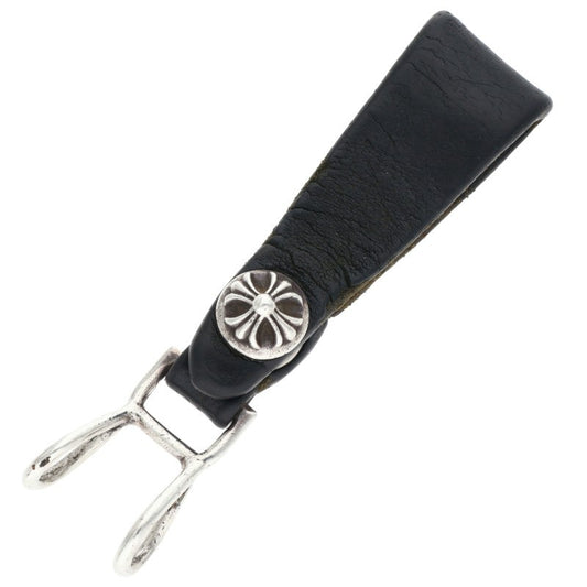 Chrome Hearts Cross Ball Leather Belt Loop Size ONE SIZE