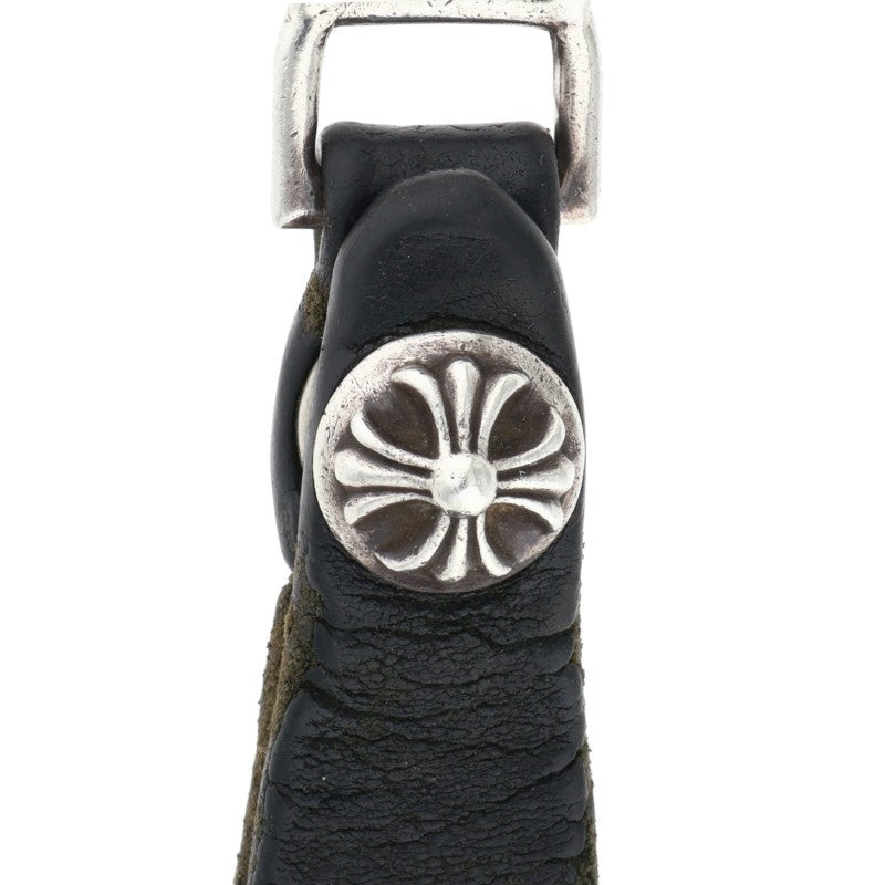 Chrome Hearts Cross Ball Leather Belt Loop Size ONE SIZE