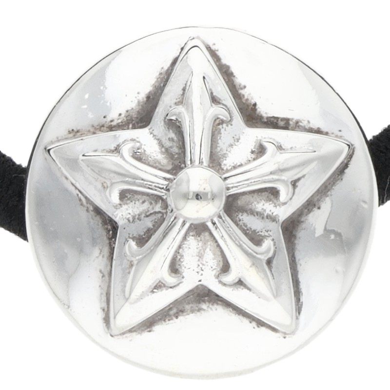 Chrome Hearts 925 Silver Star Button Hair Concho