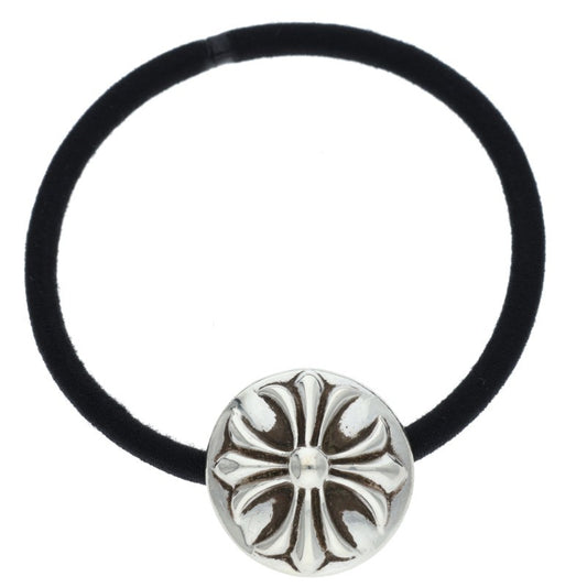 Chrome Hearts 925 Silver Cross Ball Button Hair Concho