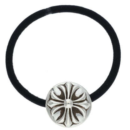 Chrome Hearts 925 Silver Cross Ball Button Hair Concho