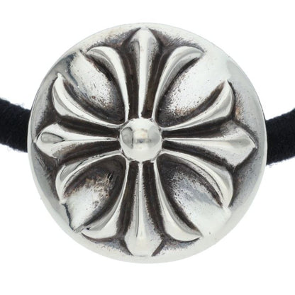 Chrome Hearts 925 Silver Cross Ball Button Hair Concho