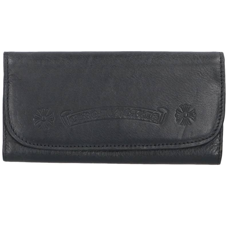 Chrome Hearts Black Leather Eyewear Case Size ONE SIZE