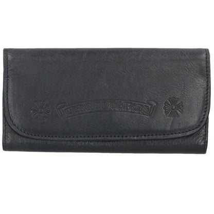 Chrome Hearts Black Leather Eyewear Case Size ONE SIZE