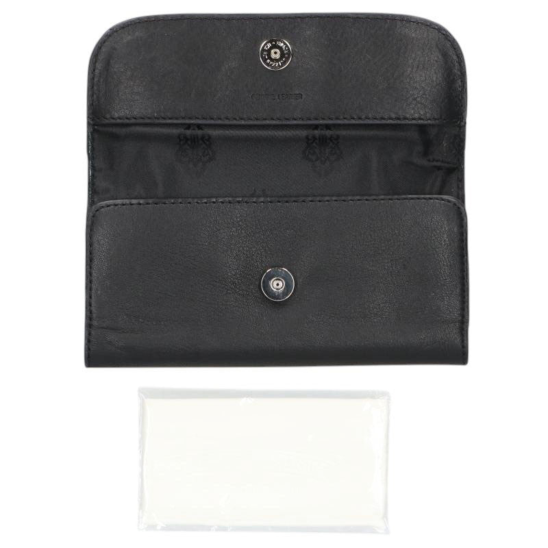 Chrome Hearts Black Leather Eyewear Case Size ONE SIZE