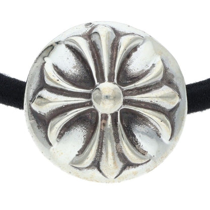 Chrome Hearts 925 Silver Cross Ball Button Hair Concho