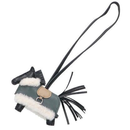 HERMES Rodeo Robeo Plush PM Leather Bag Charm Size ONE SIZE