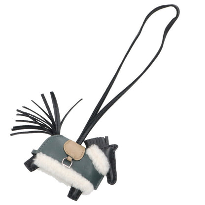 HERMES Rodeo Robeo Plush PM Leather Bag Charm Size ONE SIZE