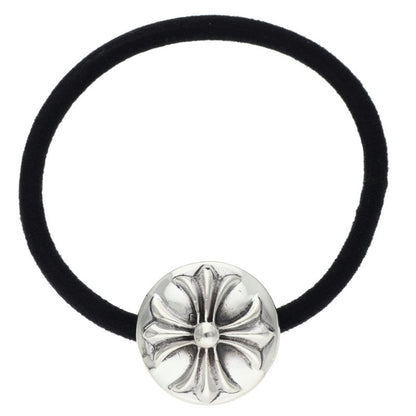 Chrome Hearts 925 Silver Cross Ball Button Hair Concho