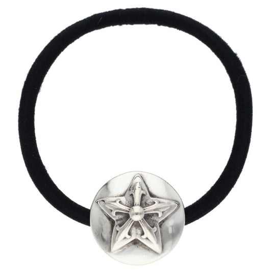 Chrome Hearts Star Button Concho Hairband Silver Black