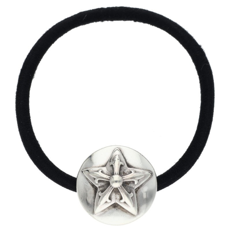 Chrome Hearts Star Button Concho Hairband Silver Black