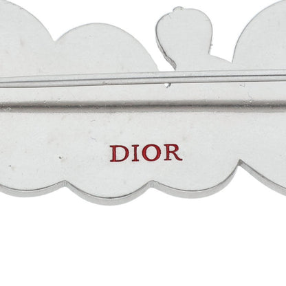 DIOR KAWS Snake Logo Brooch Silver