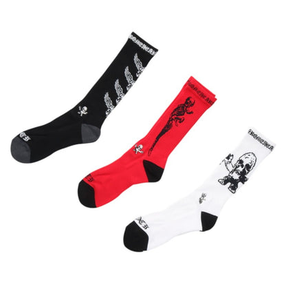 Chrome Hearts SOCKS FOTI 3PK Foti Embroidered Size ONE SIZE