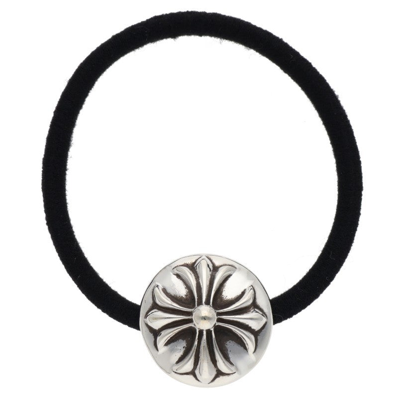 Chrome Hearts Cross Ball Button Concho Hairband Silver Black