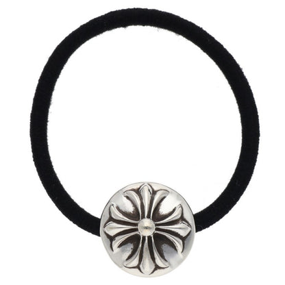 Chrome Hearts Cross Ball Button Concho Hairband Silver Black