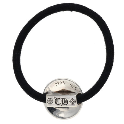 Chrome Hearts Cross Ball Button Concho Hairband Silver Black