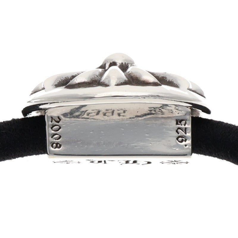 Chrome Hearts Cross Ball Button Concho Hairband Silver Black