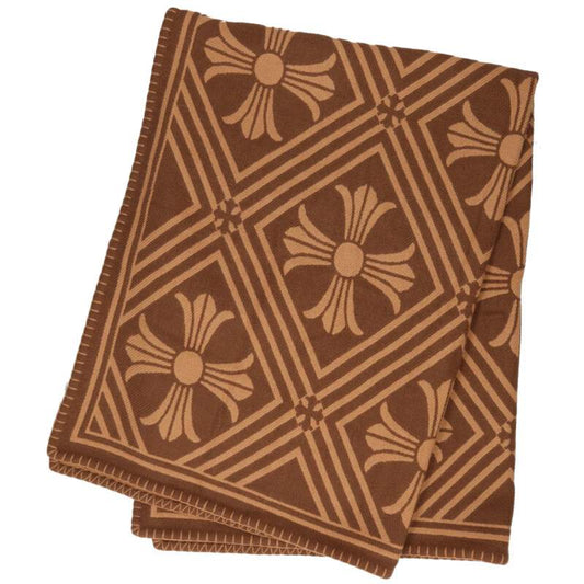 Chrome Hearts CH Plus All-Over Pattern Cashmere Blanket