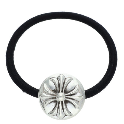 Chrome Hearts Cross Ball Button Concho Hairband Silver