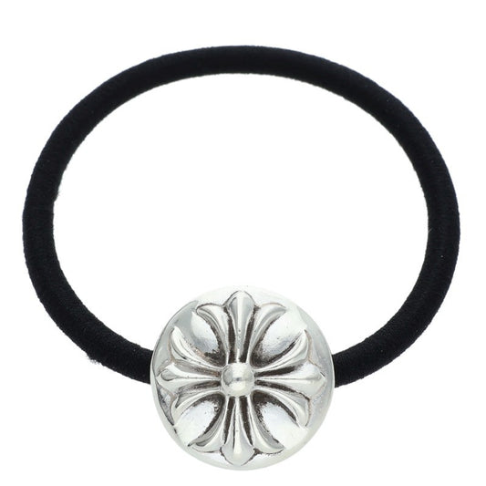 Chrome Hearts Cross Ball Button Concho Hairband Silver