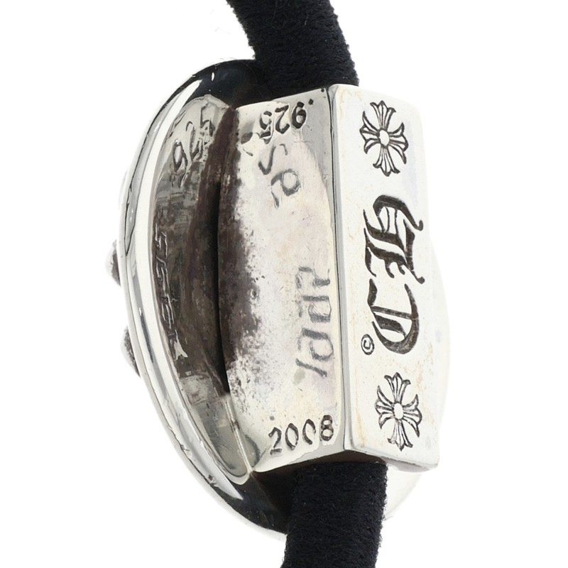 Chrome Hearts Silver Cross Ball Concho