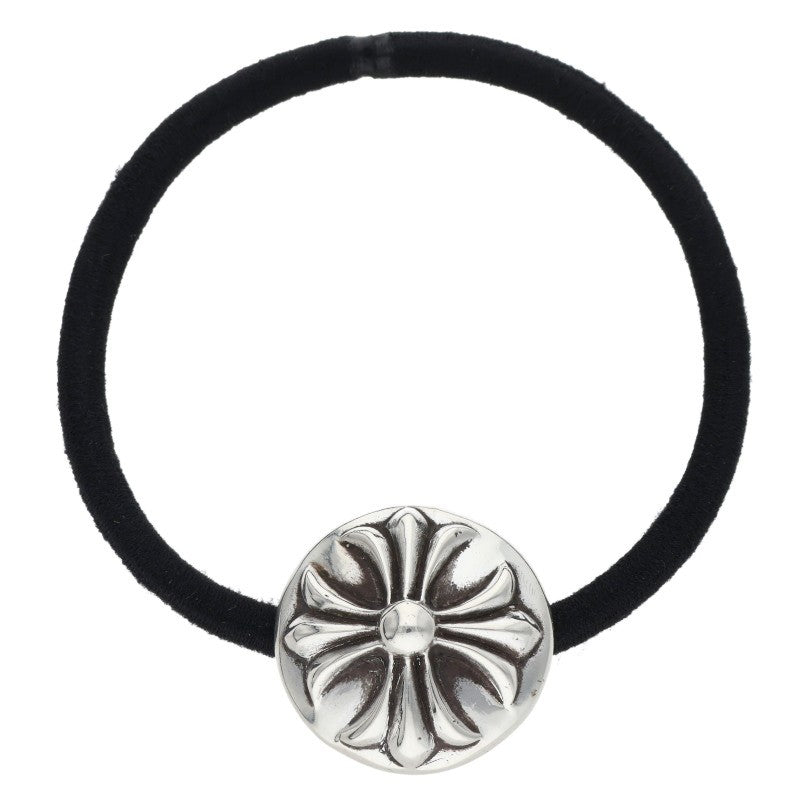 Chrome Hearts Silver Cross Ball Concho Hair Tie