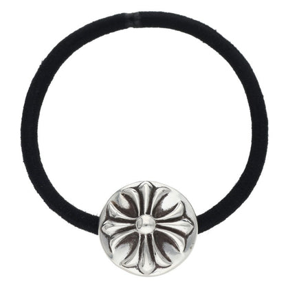Chrome Hearts Silver Cross Ball Concho Hair Tie