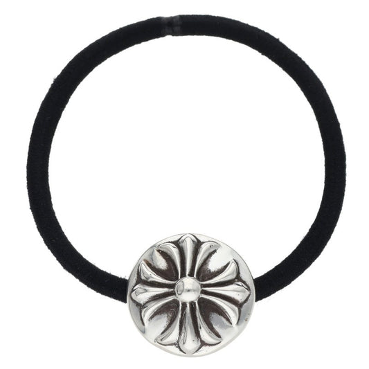 Chrome Hearts Silver Cross Ball Concho Hair Tie