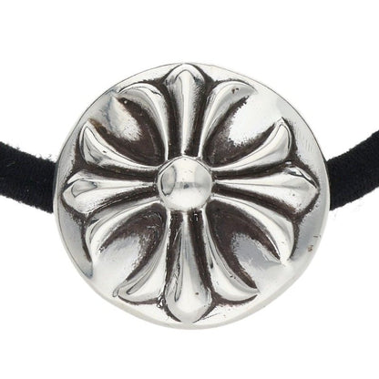 Chrome Hearts Silver Cross Ball Concho Hair Tie