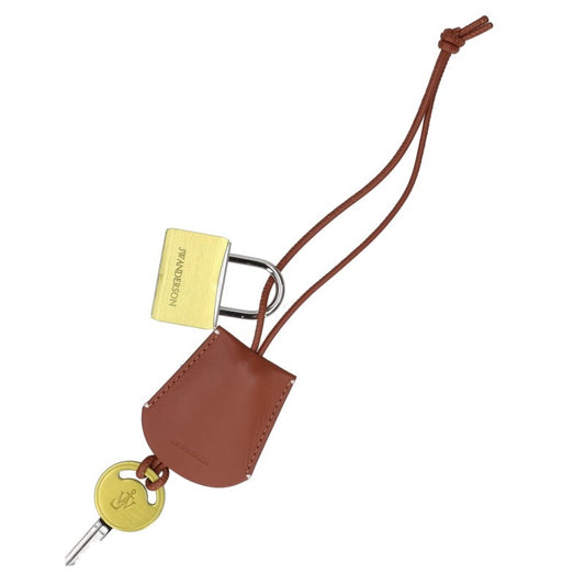 J.W.Anderson Brown Padlock Key Charm Size ONE SIZE