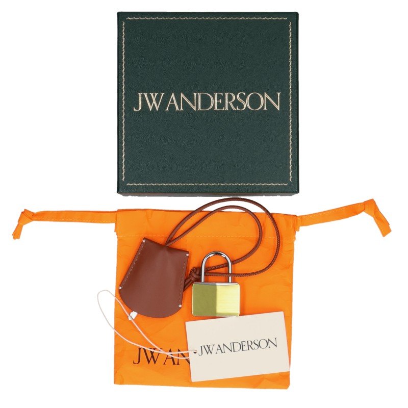 J.W.Anderson Brown Padlock Key Charm Size ONE SIZE