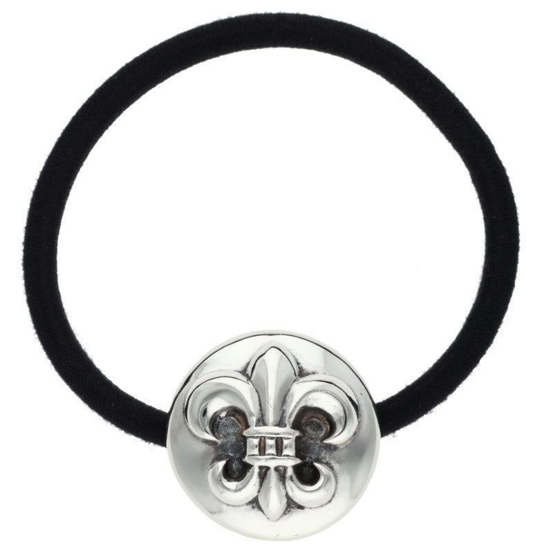 Chrome Hearts BS Flare Button Hair Tie Silver/Black