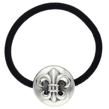 Chrome Hearts BS Flare Button Hair Tie Silver/Black