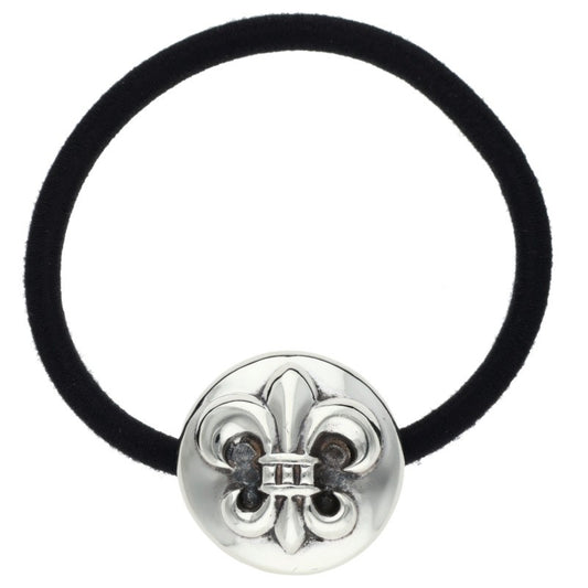 Chrome Hearts BS Flare Button Hair Tie Silver/Black