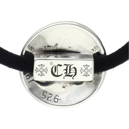 Chrome Hearts BS Flare Button Hair Tie Silver/Black