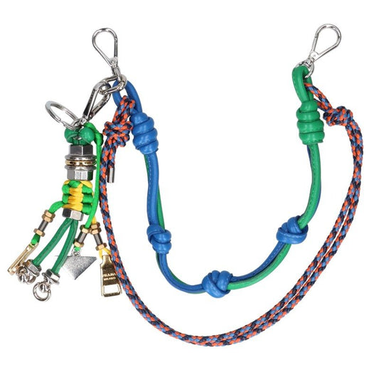 PRADA Pop String Leather Charm Multi Size ONE SIZE