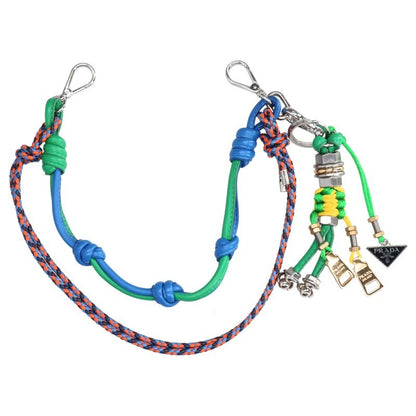 PRADA Pop String Leather Charm Multi Size ONE SIZE