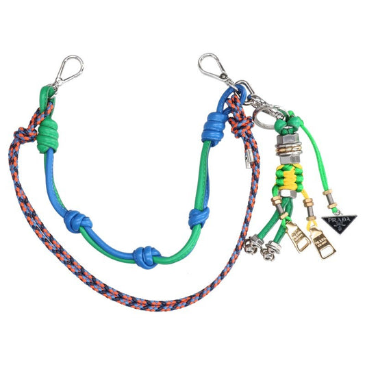 PRADA Pop String Leather Charm Multi Size ONE SIZE