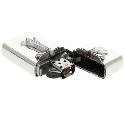 Chrome Hearts Small CH Cross Narrow Zippo Size ONE SIZE