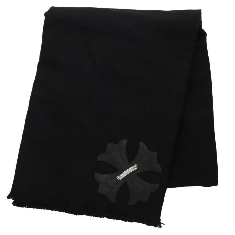 Chrome Hearts Cross Patch Leather Cashmere Size ONE SIZE