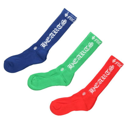 Chrome Hearts OLD ENGLISH SOCKS Multi 3-Pack Size ONE SIZE