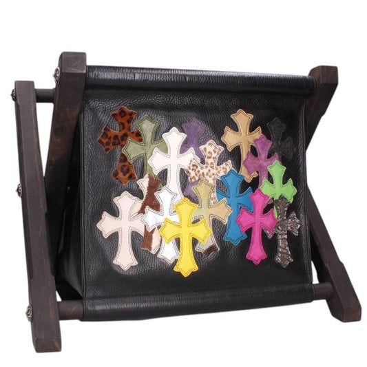 Chrome Hearts MAGAZINE RACK Multi Cross Patch Magazine Rack