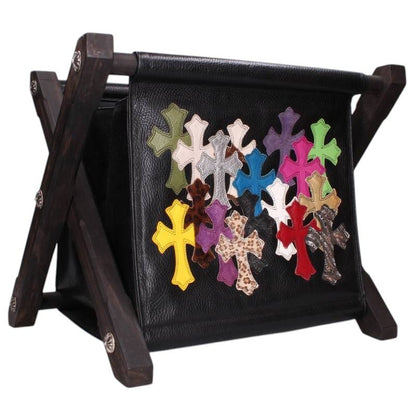 Chrome Hearts MAGAZINE RACK Multi Cross Patch Magazine Rack